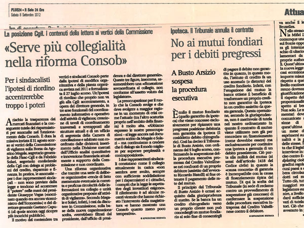 Rassegna stampa Giuseppe Ciullo