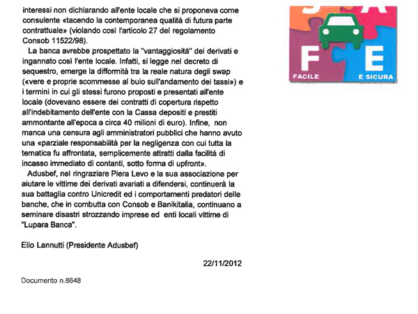 Rassegna stampa Giuseppe Ciullo