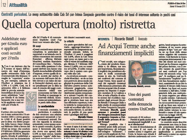 Rassegna stampa Giuseppe Ciullo