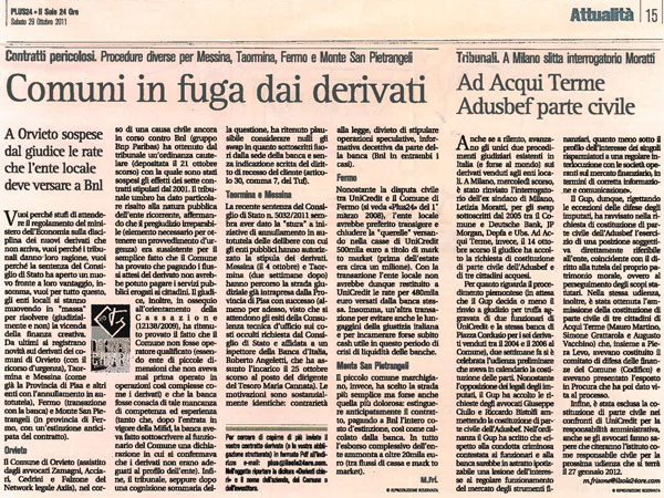 Rassegna stampa Giuseppe Ciullo